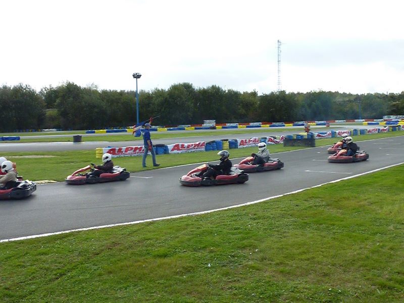 6 secondes après le départ de la course