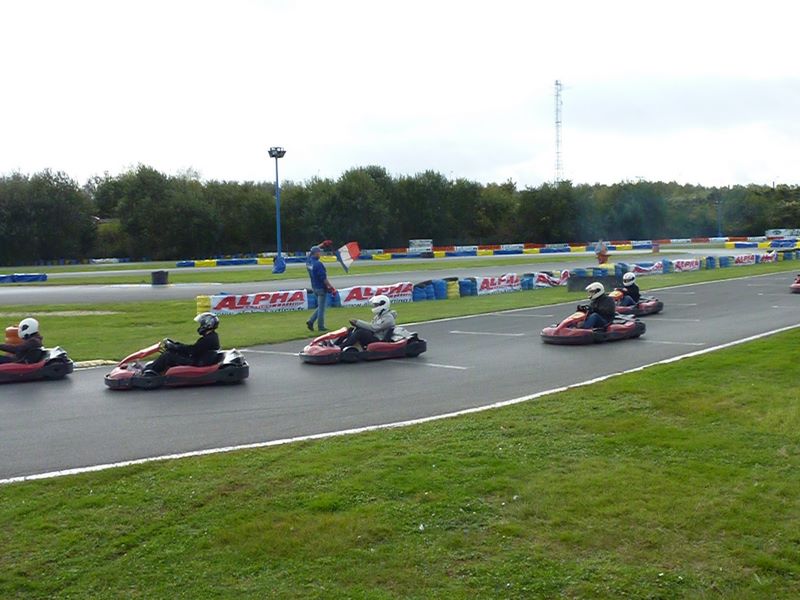 6 secondes après le départ de la course