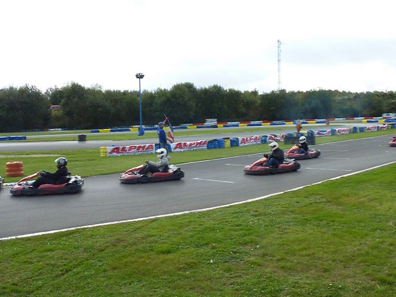 6 secondes après le départ de la course