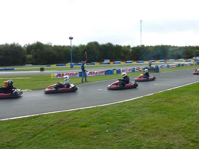 6 secondes après le départ de la course