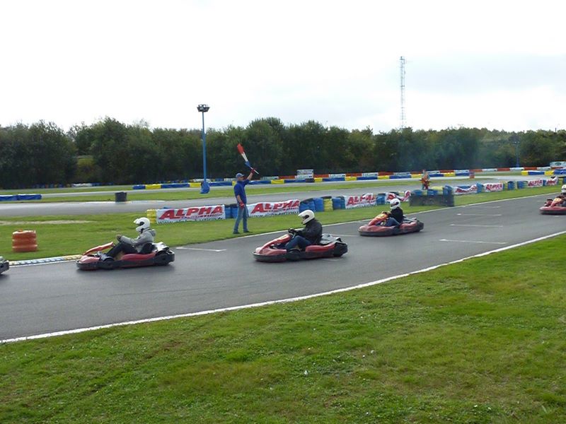 7 secondes après le départ de la course