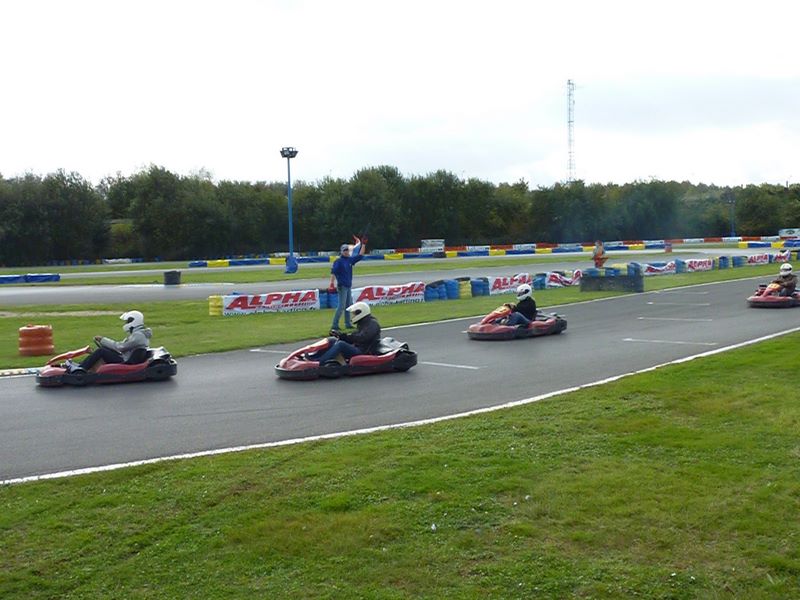 7 secondes après le départ de la course