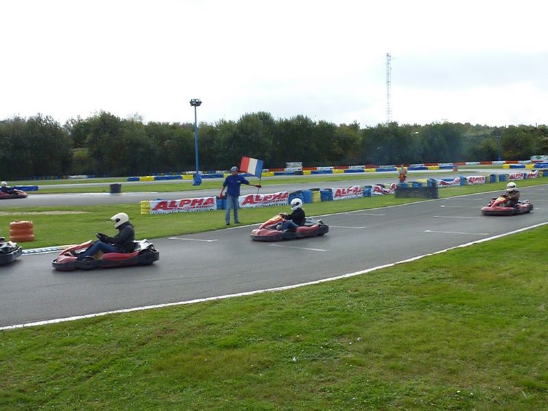 7 secondes après le départ de la course