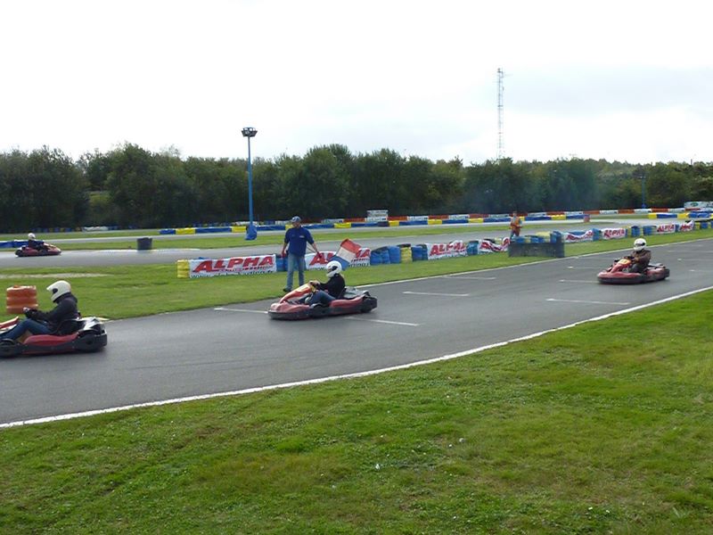 7 secondes après le départ de la course