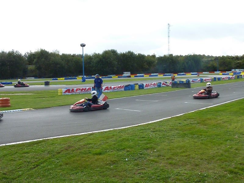 7 secondes après le départ de la course