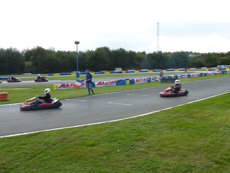 8 secondes après le départ de la course