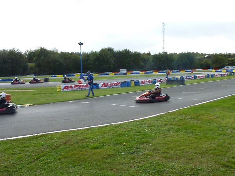 8 secondes après le départ de la course