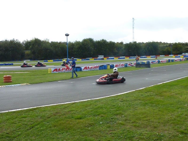 8 secondes après le départ de la course